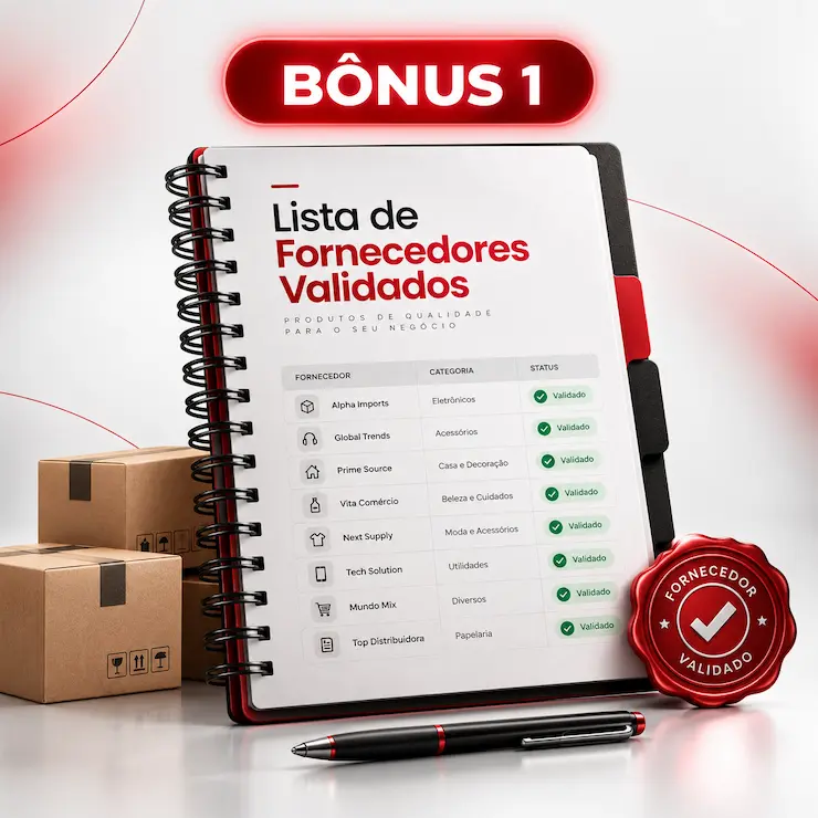 Bonus 1 Lista de Fornecedores Validados